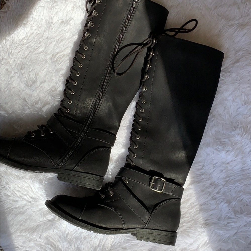 Black boots